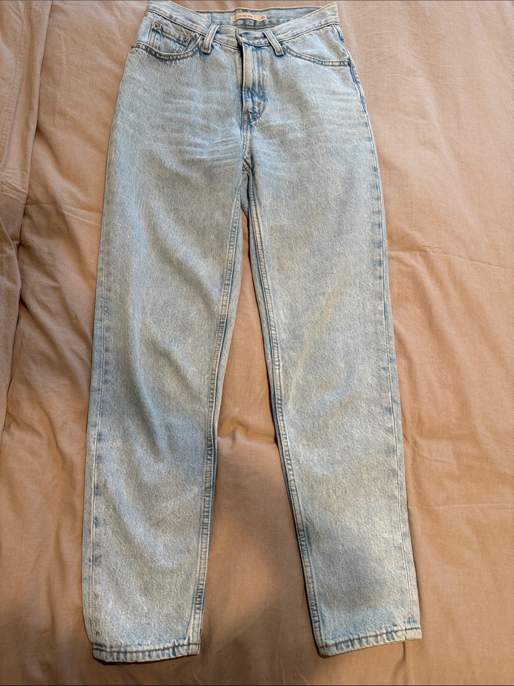 80s Mom Jeans, Light Wash High-Rise